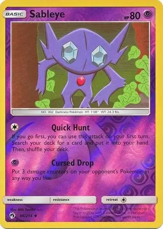 Lost Thunder - Sableye Reverse
