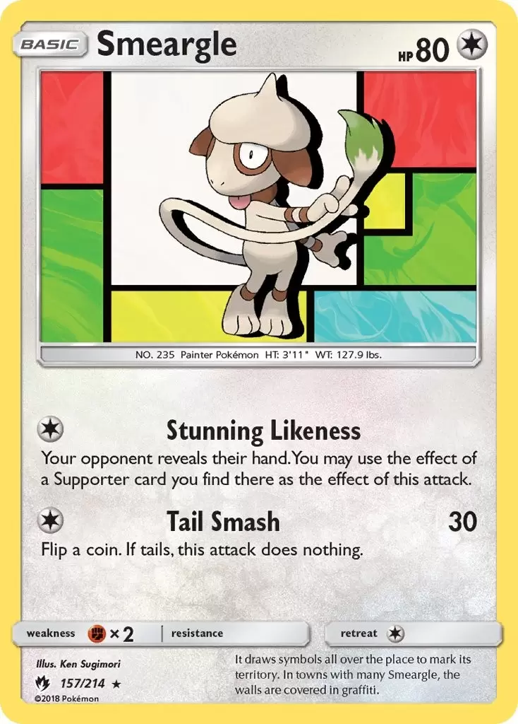 Lost Thunder - Smeargle