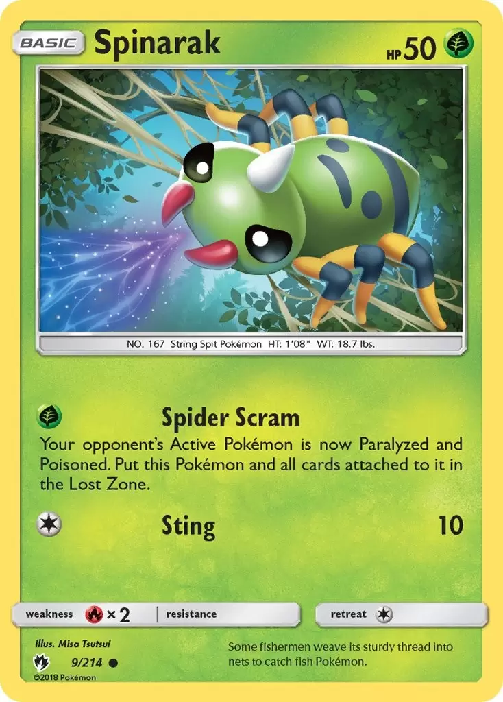Lost Thunder - Spinarak
