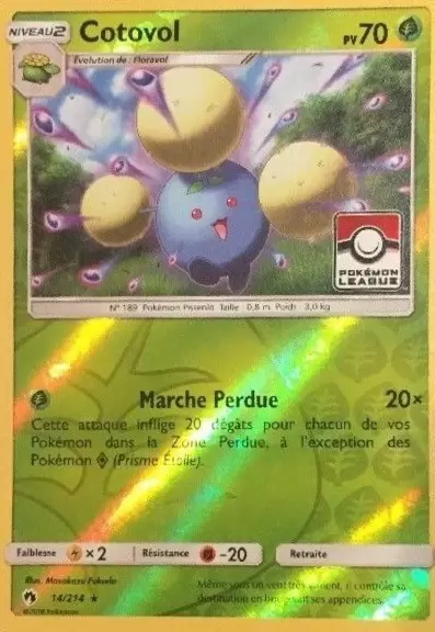 Tonnerre Perdu - Cotovol Reverse Pokemon League