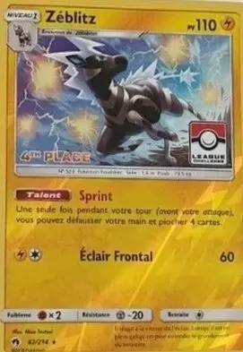 Tonnerre Perdu - Zéblitz Reverse 4th Place Pokemon League