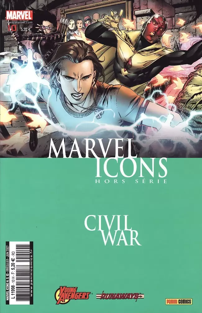 Marvel Icons - Hors-Série - Civil War : Les Jeunes Vengeurs et les Fugitifs - Fugitifs