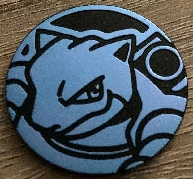 Jetons Pokemon - Tortank bleu