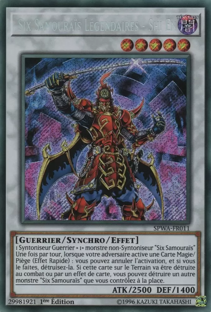 L\'Esprit des Guerriers SPWA - Six Samouraïs Légendaires - Shi En