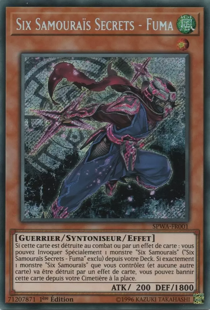 L\'Esprit des Guerriers SPWA - Six Samuraïs Secrets - Fuma