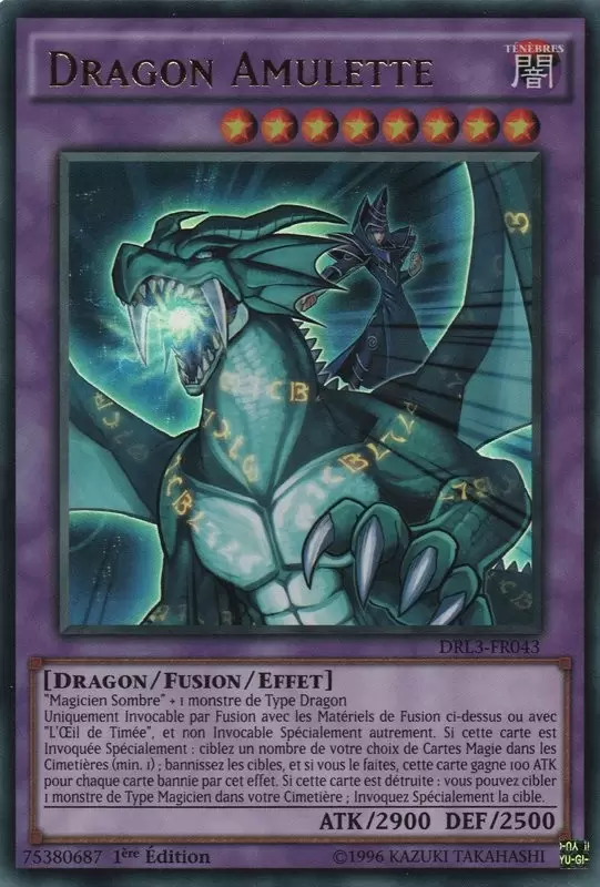 Le Déchaînement Des Dragons De Légende DRL3 - Dragon Amulette