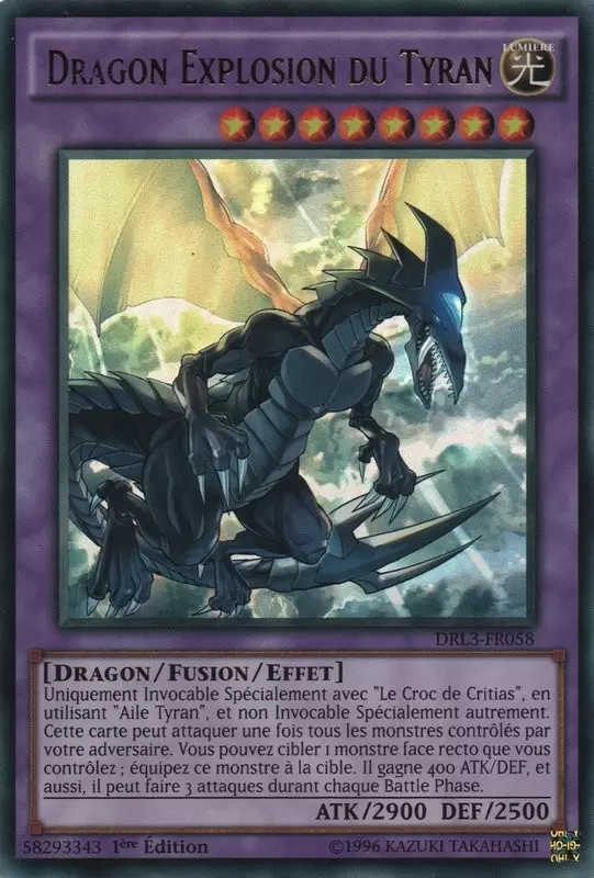 Le Déchaînement Des Dragons De Légende DRL3 - Dragon Explosion du Tyran