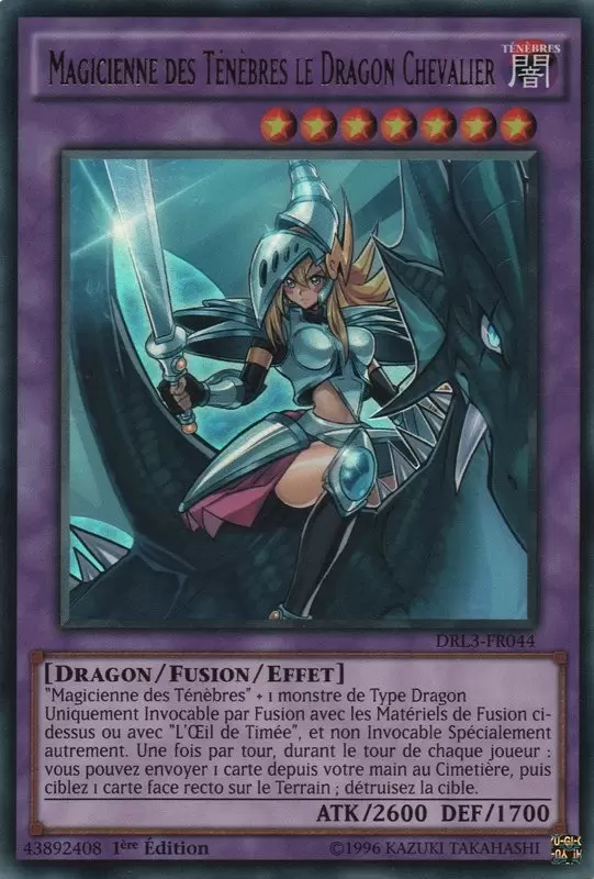 Le Déchaînement Des Dragons De Légende DRL3 - Magicienne des Ténèbres le Dragon Chevalier