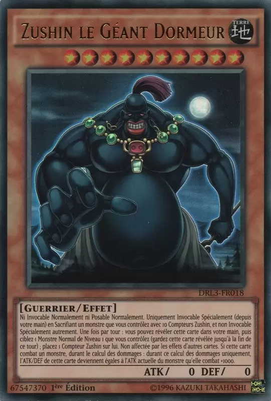 Le Déchaînement Des Dragons De Légende DRL3 - Zushin le Géant Dormeur