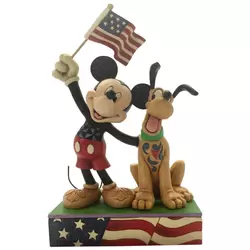 A Banner Day  - Mickey and Pluto Patriotic