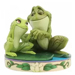 Amorous Amphibians (Tiana and Naveen as Frogs)