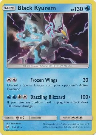 Cosmic Eclipse - Black Kyurem Holo