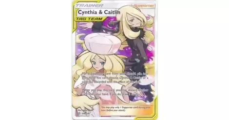 Pokémon TCG Cynthia and Caitlin on sale #228