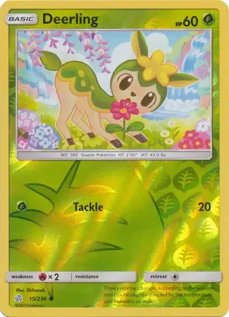 Cosmic Eclipse - Deerling Reverse