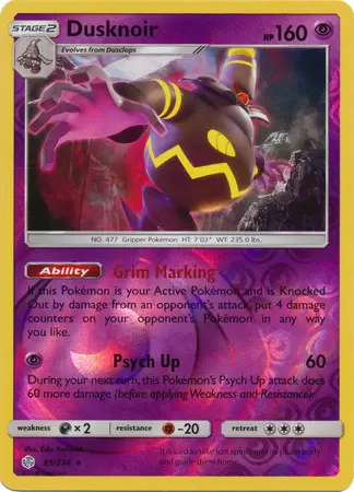 Cosmic Eclipse - Dusknoir Reverse