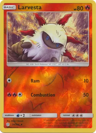 Cosmic Eclipse - Larvesta Reverse