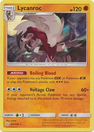 Cosmic Eclipse - Lycanroc Holo