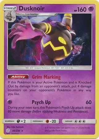 Cosmic Eclipse - Dusknoir Holo