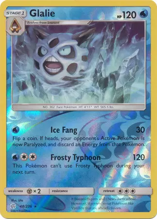 Cosmic Eclipse - Glalie Reverse