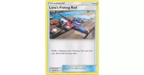 Lana's Fishing Rod - Cosmic Eclipse Pokémon card 195/236