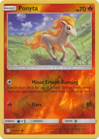 Cosmic Eclipse - Ponyta Reverse