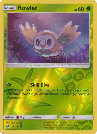 Cosmic Eclipse - Rowlet Reverse