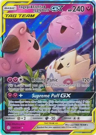 Cosmic Eclipse - Togepi & Cleffa & Igglybuff GX