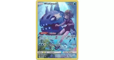 Details about   Wishiwashi 240/236 Pokemon TCG SM Cosmic Eclipse Secret Rare Near Mint 
