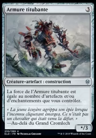 Le trône d\'Eldraine - Armure titubante