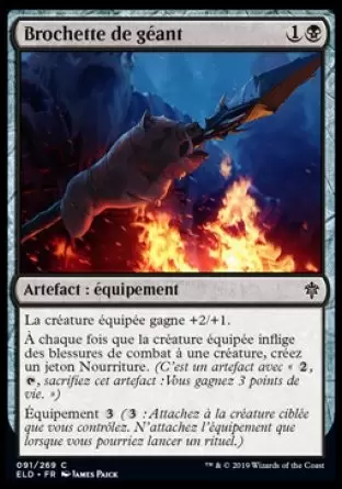 Le trône d\'Eldraine - Brochette de géant
