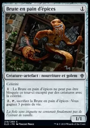 Le trône d\'Eldraine - Brute en pain d\'épices