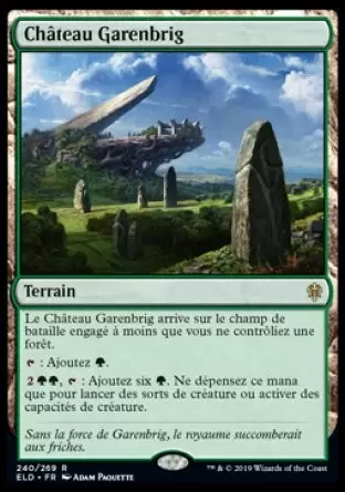 Le trône d\'Eldraine - Château Garenbrig