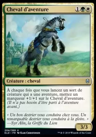 Le trône d\'Eldraine - Cheval d\'aventure
