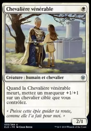 Le trône d\'Eldraine - Chevalière vénérable