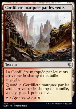Le trône d\'Eldraine - Cordillère marquée par les vents