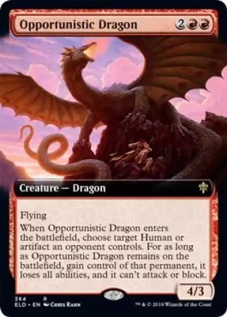 Le trône d\'Eldraine - Dragon opportuniste