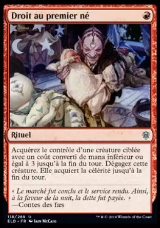 Le trône d\'Eldraine - Droit au premier né