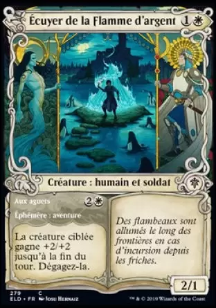 Le trône d\'Eldraine - Écuyer de la Flamme d\'argent