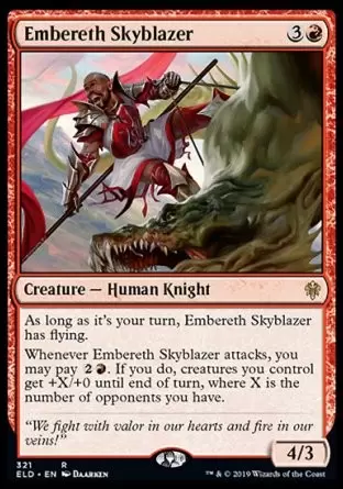Le trône d\'Eldraine - Embereth Skyblazer
