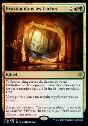 Le trône d\'Eldraine - Évasion dans les friches