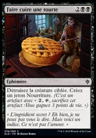 Le trône d\'Eldraine - Faire cuire une tourte