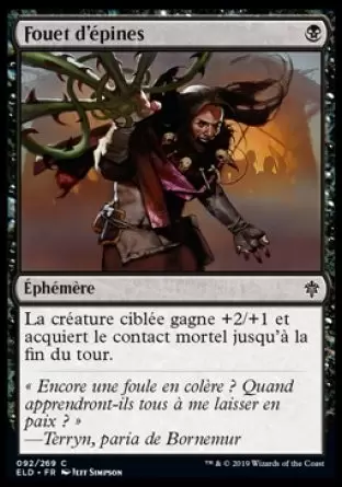 Le trône d\'Eldraine - Fouet d\'épines
