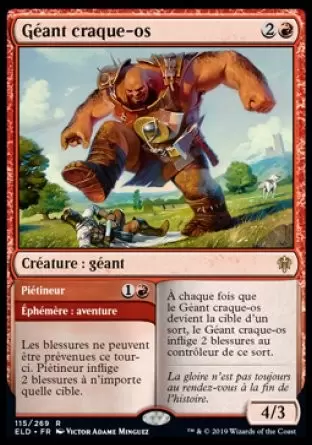 Le trône d\'Eldraine - Géant craque-os