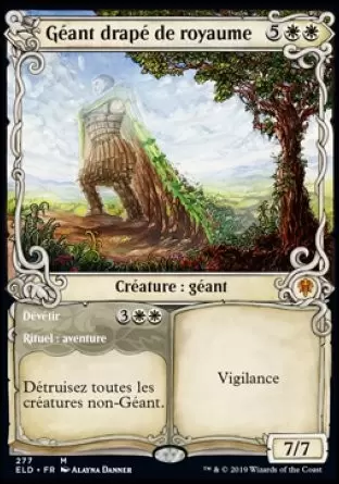 Le trône d\'Eldraine - Géant drapé de royaume