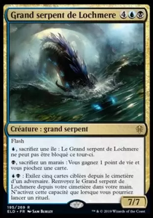 Le trône d\'Eldraine - Grand serpent de Lochmere