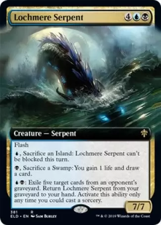 Le trône d\'Eldraine - Grand serpent de Lochmere