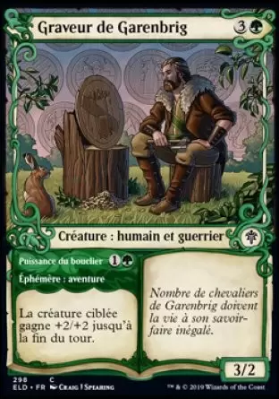 Le trône d\'Eldraine - Graveur de Garenbrig