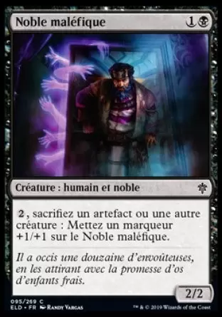Le trône d\'Eldraine - Noble maléfique