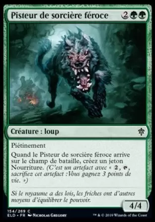 Le trône d\'Eldraine - Pisteur de sorcière féroce
