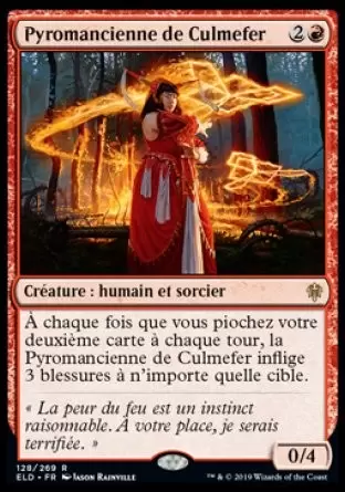 Le trône d\'Eldraine - Pyromancienne de Culmefer